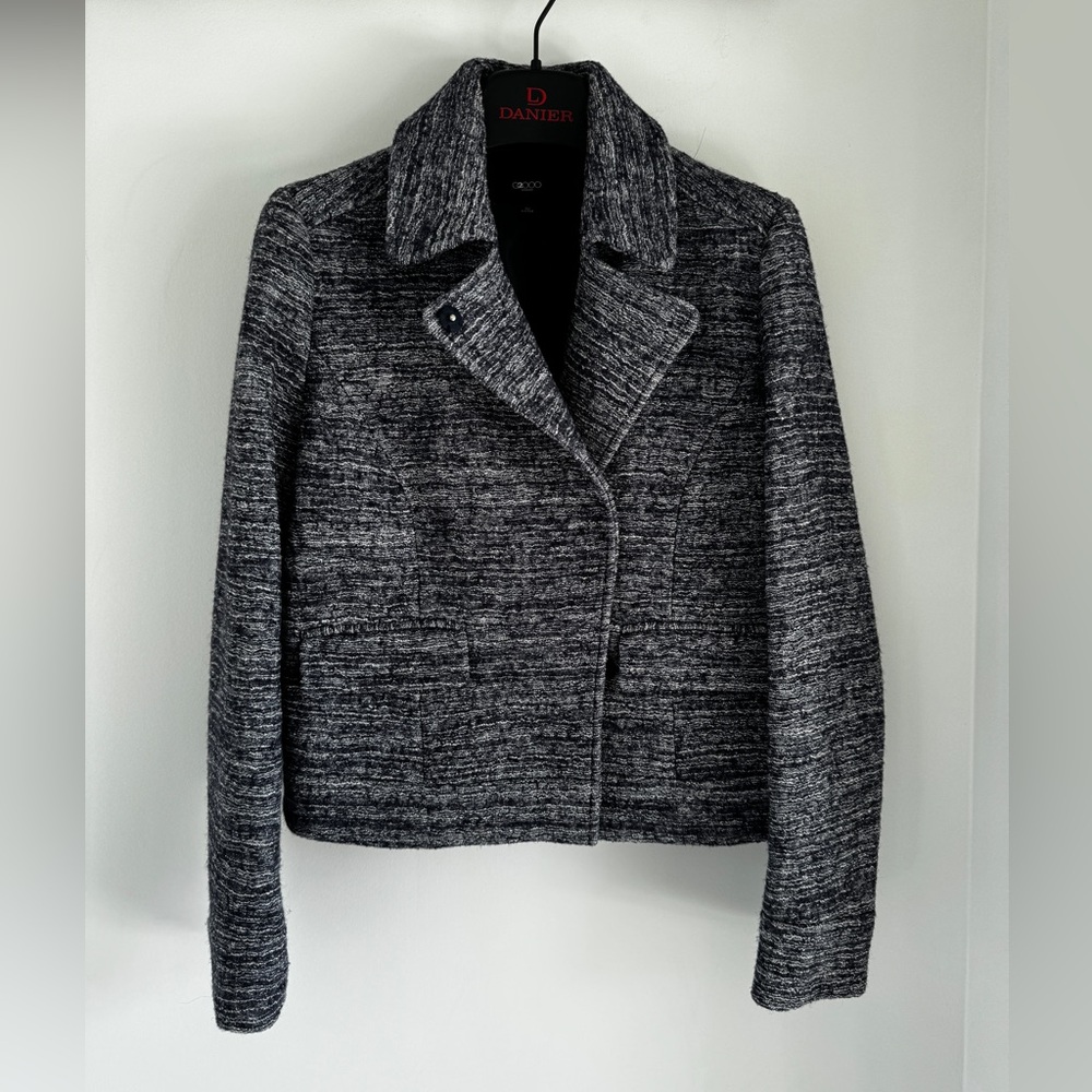 Purple greyish tweed Women's Blazer